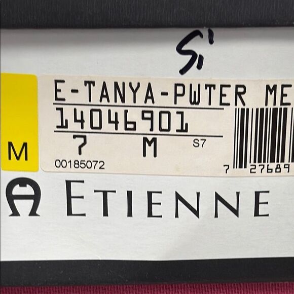 Etienne Aigner Silver Women's Sandals - Picture 6 of 7